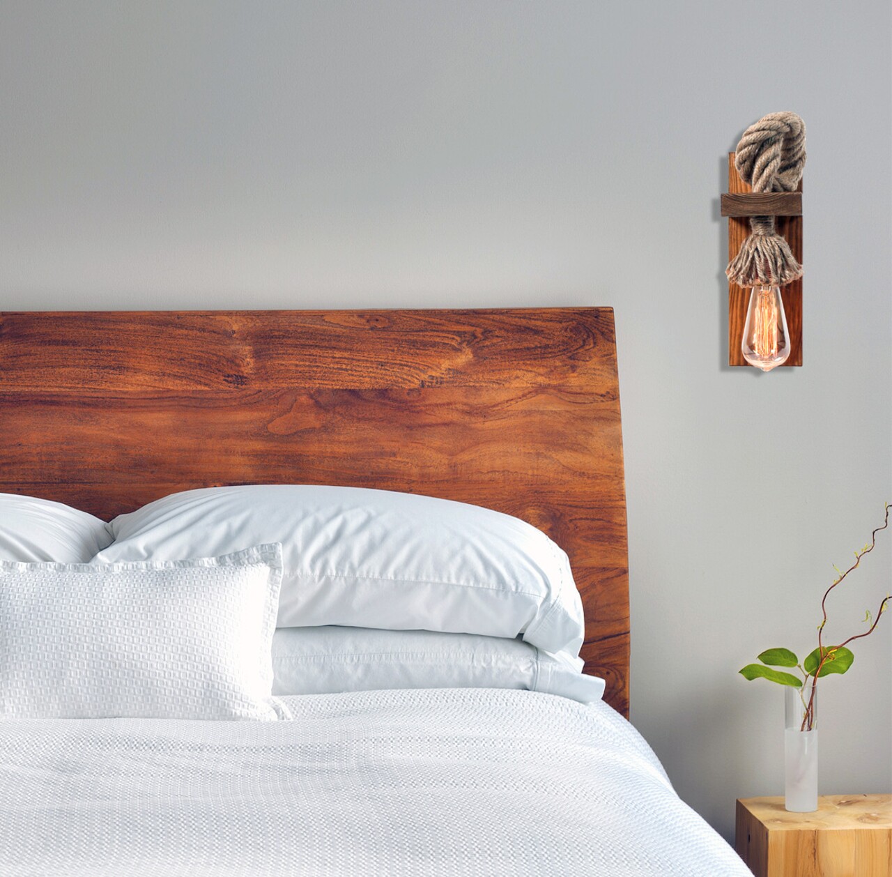 Aplica de perete, KN14, Lustro, 18 x 30 x 10 cm, 1 x E27, 40W, maro/auriu - imagine 5